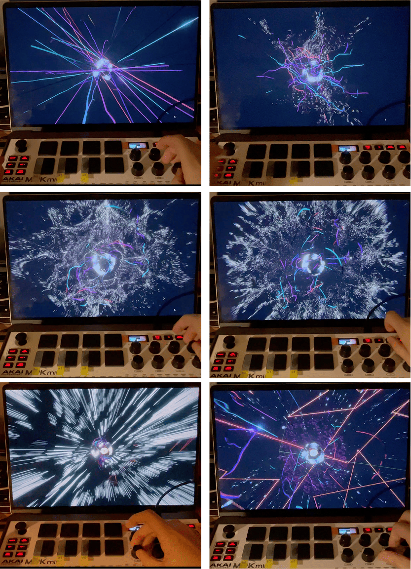 VJ ライブパフォーマンス — MIDIで操作するリアルタイム映像